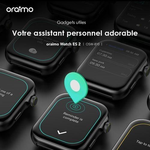 Oraimo Montre Intelligente - ES 2 1,95″ AMOLED IP68