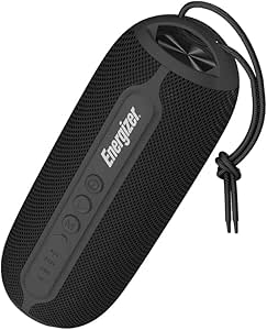 Enceinte Bluetooth Energizer BTS-162 16W RMS – Son Hi-Fi Clair, Étanchéité IPX6, LED Dynamiques, Microphone, USB, AUX & Micro SD – Noir | Garantie 3 Mois