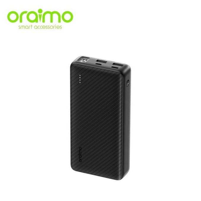 Oraimo Traveler 15 Power Bank 20000mAh 15W Type-C Fast Charging with LED Torch