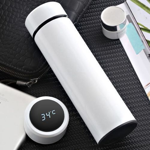 Thermos Isotherme Portable Intelligent - Indicateur De Température LED - 500ml