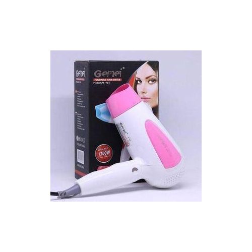 Gemei Sèche Cheveux Pliable double vitesse-2400W-pratique et confortable