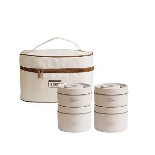 LUNCH BOX ( sac + 4 bols ) - conservation et transport plats-MAISON/BUREAU